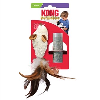 Kong kat catnip feather muis