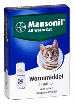 Mansonil kat all worm tabletten