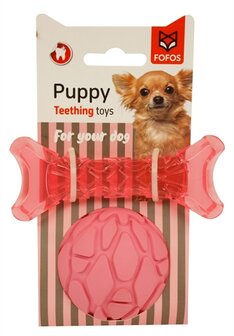 Fofos puppy bot en bal roze