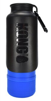 Kong h2o drinkfles thermos blauw