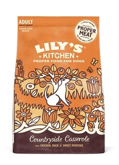 Lily&#039;s kitchen dog adult chicken duck countryside casserole