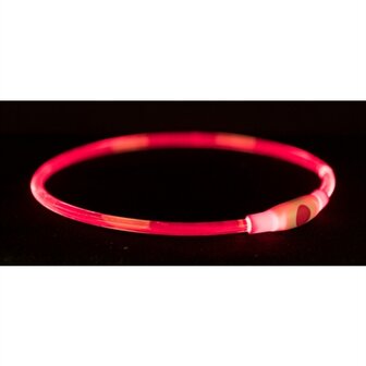 Trixie halsband usb flash light lichtgevend oplaadbaar tpu multi