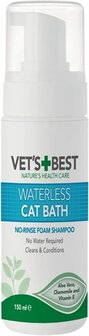 Vets best waterless cat bath