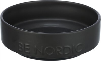 Trixie be nordic voerbak hond keramiek / rubber zwart