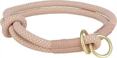 Trixie halsband hond soft half-slip roze / lichtroze