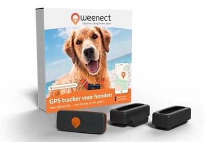 Weenect tracker hond zwart