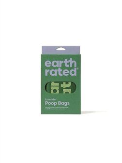 Earth rated poepzakjes met handvaten lavendel gerecycled