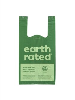 Earth rated poepzakjes met handvaten geurloos gerecycled