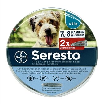 Seresto teken- en vlooienband hond