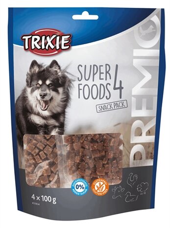 Trixie premio superfoods kip / eend / rund / lam