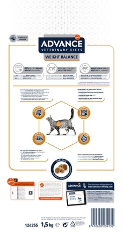 Advance veterinary diet cat weight balance