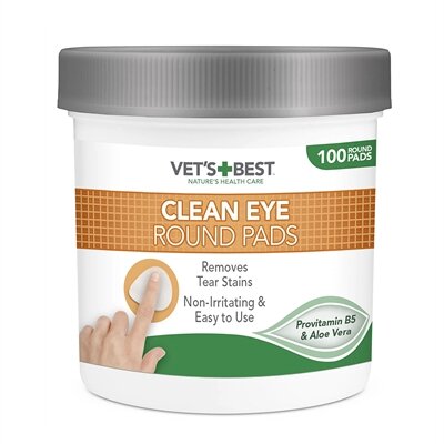 Vets best clean eye round pads