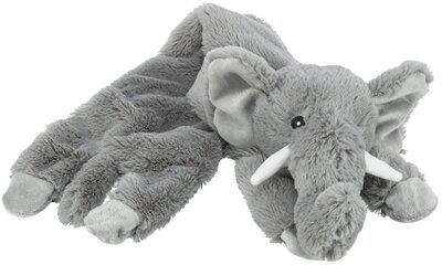 Trixie be eco hangende olifant hondenspeelgoed gerecycled pluche