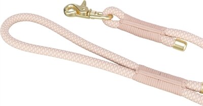 Trixie soft rope hondenriem roze / licht roze