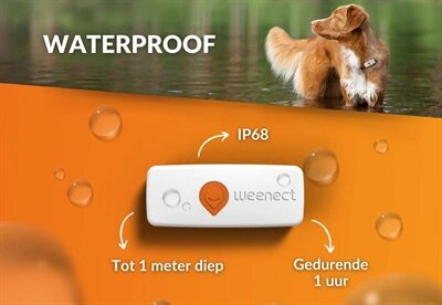 Weenect tracker hond wit